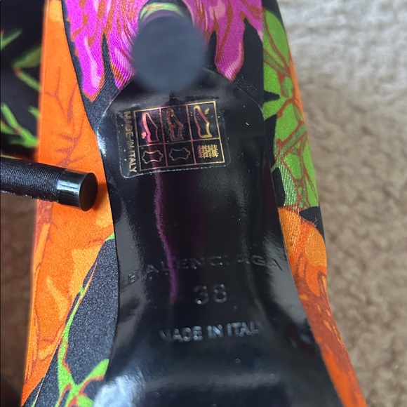 Balenciaga Knife Floral Print sock boot New - Picture 5 of 9